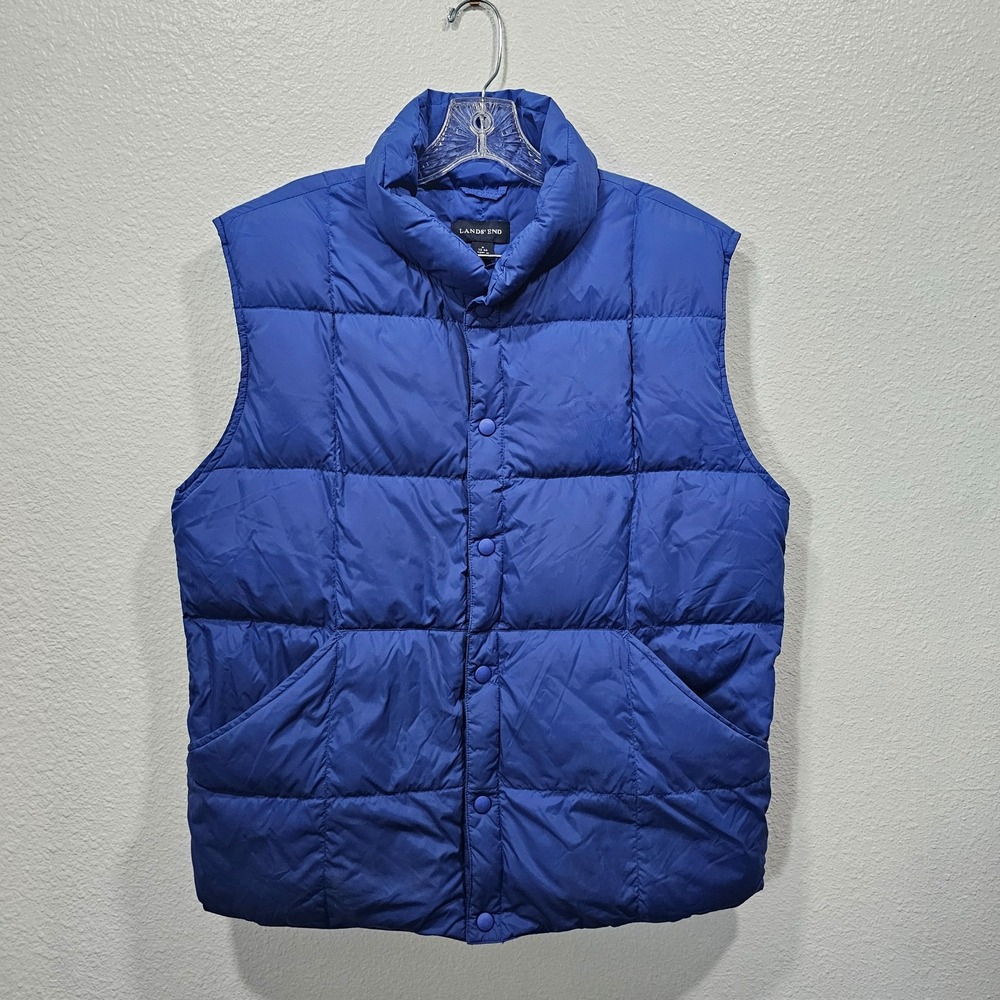 Land's End Goosedown Puffer Vest Size Medium‎